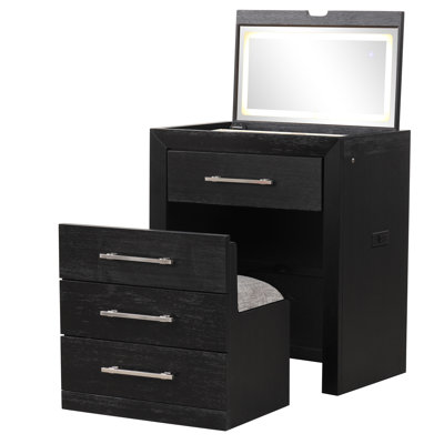 Allisun Led Makeup Vanity Set With Stool