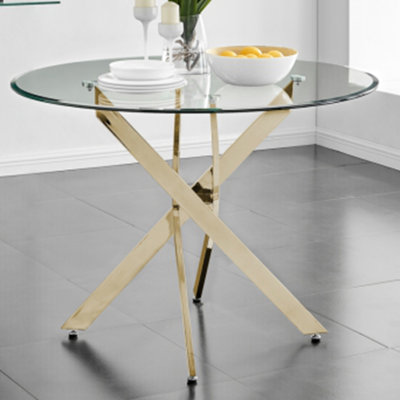 Modern Round Glass Table