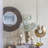 Set of 2 Gold Aluminum Pillar Holder With Abstract Lady Design, S: 4.5x9.5", L: 4.5x11.5"-1461961348-1461961349