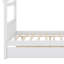 Lit en bois avec lit gigogne-1042458848