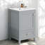  Meuble-lavabo simple 20 po avec lavabo en céramique blanche-245244029