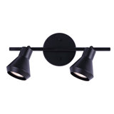 Byrk 5.91'' 2 -Light Rail Track Kit with Dimmable and Adjustable Head