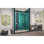 Porte de douche coulissante simple sans cadre H 76 po avec technologie ClearMax™ Enigma-XO