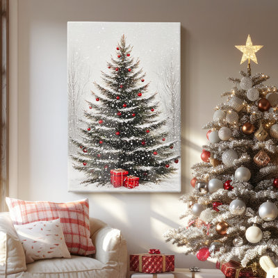 Dawn of Snowwhite Midwinter-Premium Gallery Wrapped Canvas