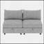 Canapé modulaire modulaire, siège convertible avec rangement, ensembles comprenant un canapé à trois places, une causeuse et une chaise simple (1 + 2 + 3 sièges) pour le salon