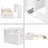 Queen Size 4-in-1 Daybed with Hydraulic Side Table, Removable Desk & Storage Drawers - White-1107147548
