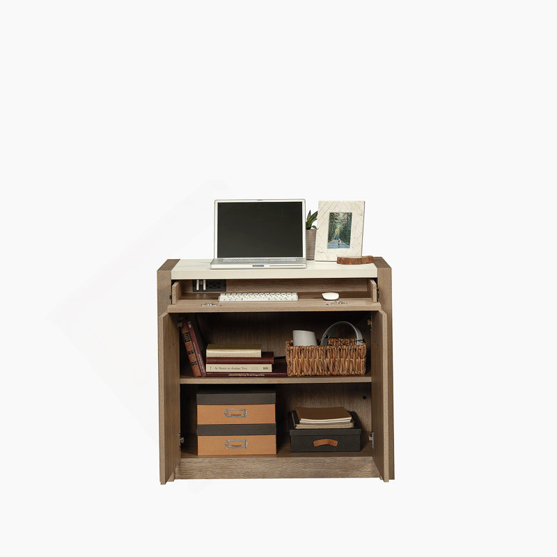 Base de bibliothèque, finition brune