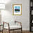 Nesim Gold Picture Frame with Mat