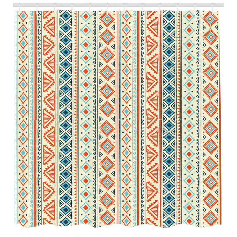 Rideau de douche Maxine Tribal, H 69 po x l 105 po