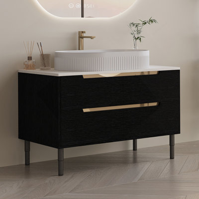 Bathroom Vanity With Sink And Soft-Close Drawers