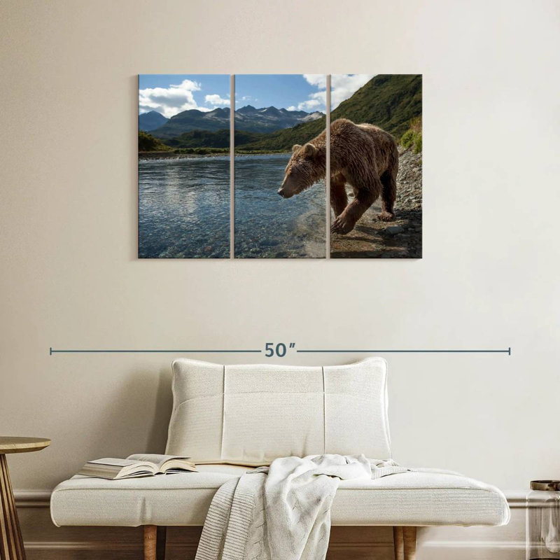 Brampt Katmai Brown Bear, 24" H x 38" W