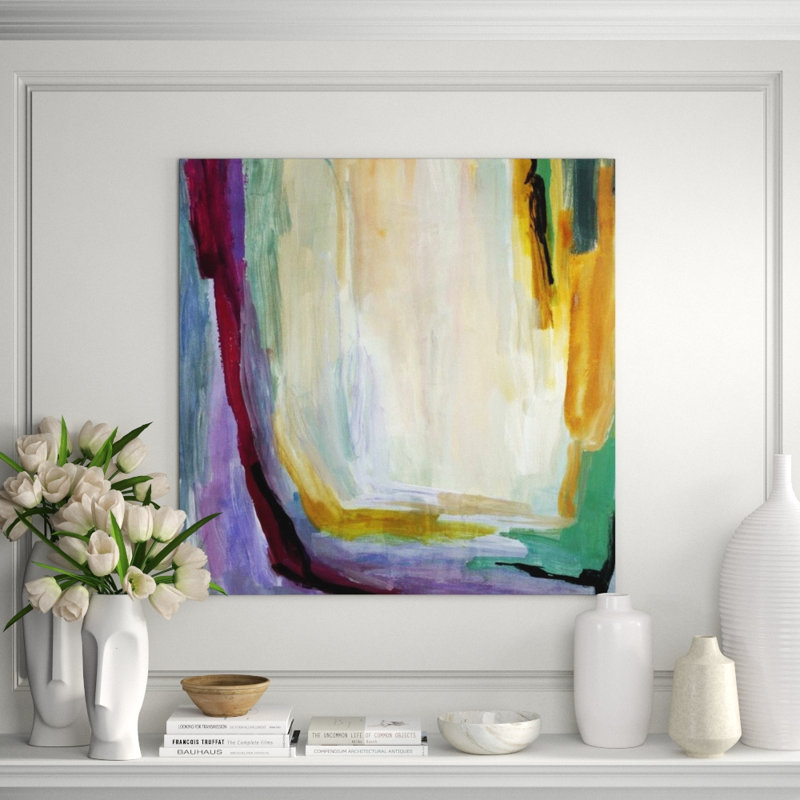 Entangle III Painting by Barclay Butera, Outdoor, 47" H x 47" W x 1.5" D