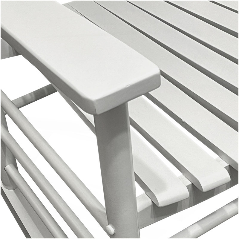 Chaise berçante balcon pour adulte - blanc, Blanc