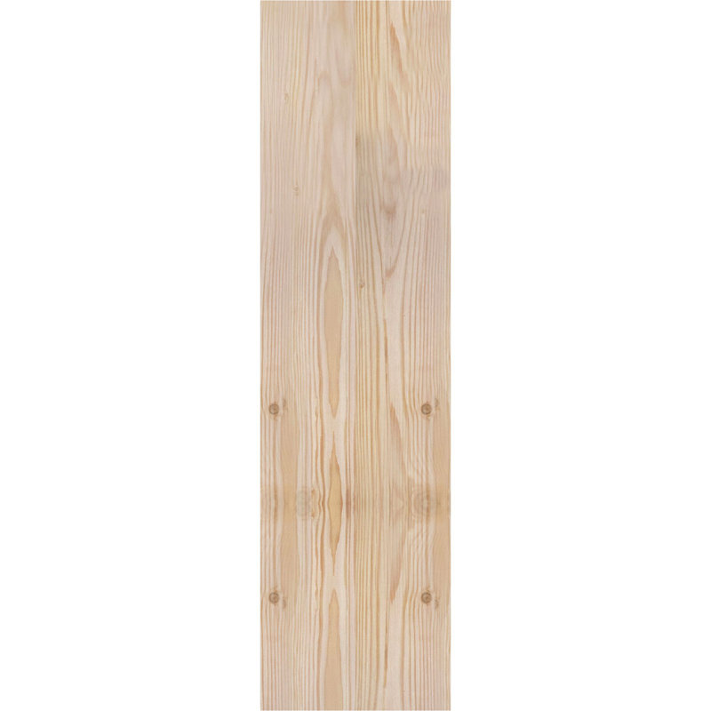 Artisan traditionnel en bois rustique, P 16 po x H 28 po, Sapin Douglas de 7 1/2 po (lisse)