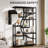 Stoil 68.89" H x 37.4" W Steel Geometric Bookcase-319085004
