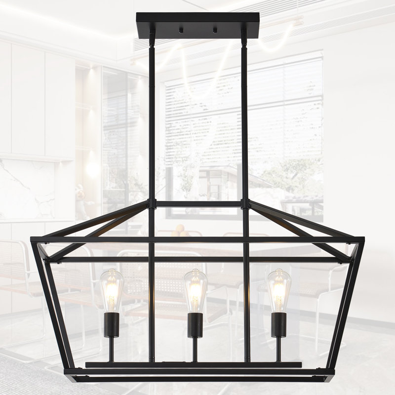 Luminaire suspendu à 3 lumières pour îlot de cuisine