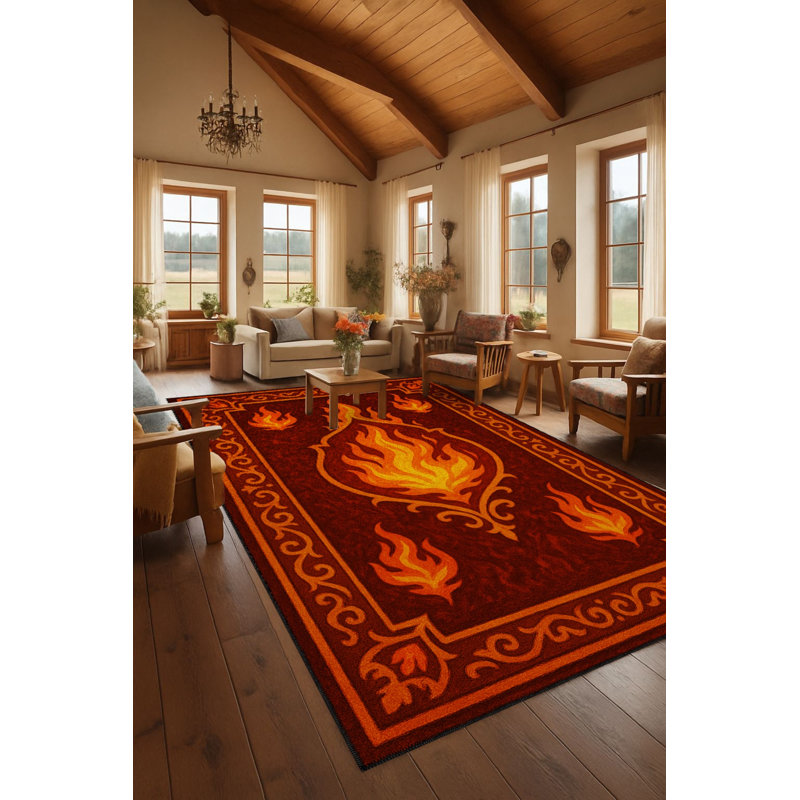 Tapis brun tissé Mosso, 2 pi x 2 pi 11 po
