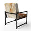 Fauteuil d'appoint rembourré Formes abstraites rembourrées Undefined Continuation-108537480