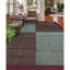 Tapis rouge noué à la main de haute qualité
