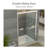 48'' - 48.3" W x 76" H Double Sliding Semi-Frameless Shower Door with Clear Tempered Glass-57390679