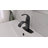 High Arc Oil Rubbed Bronze Single Hole Bathroom Faucet Single-handle Bathroom Faucet