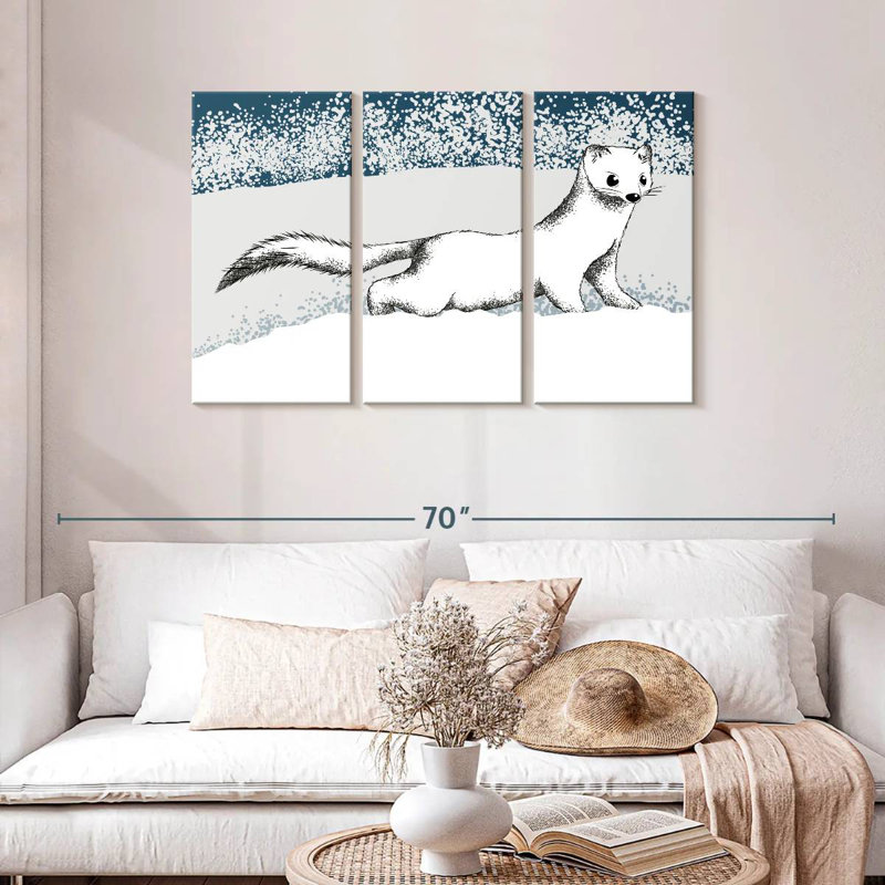 Ermine In Winter