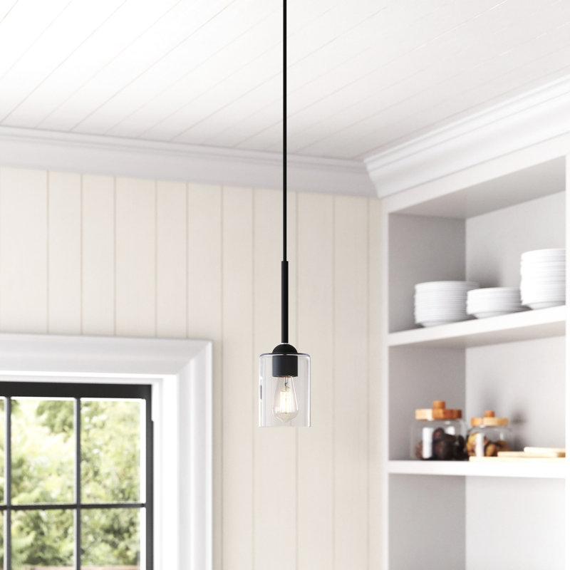 Luminaire suspendu cylindrique à 1 lumière Spindler