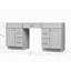 Ensemble de meuble-lavabo double 72 po avec bureau Disar-125808677