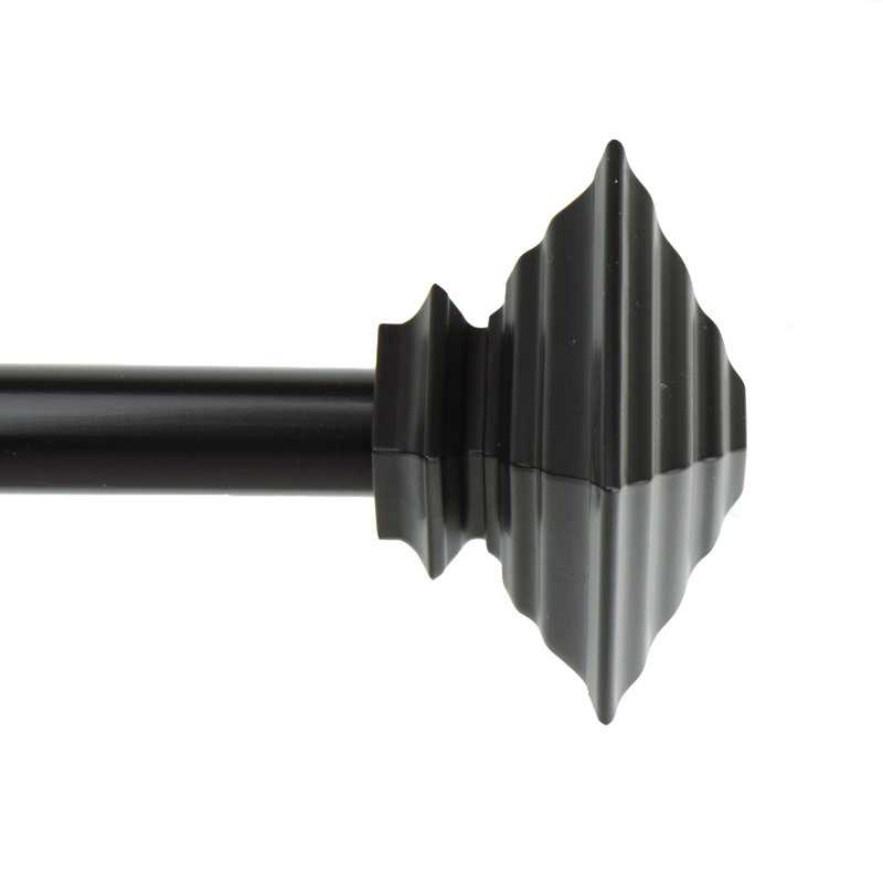 Grenelle Adjustable Single Curtain Rod, 48" - 84" W