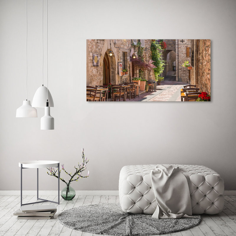 Italian Street - Wrapped Canvas Print