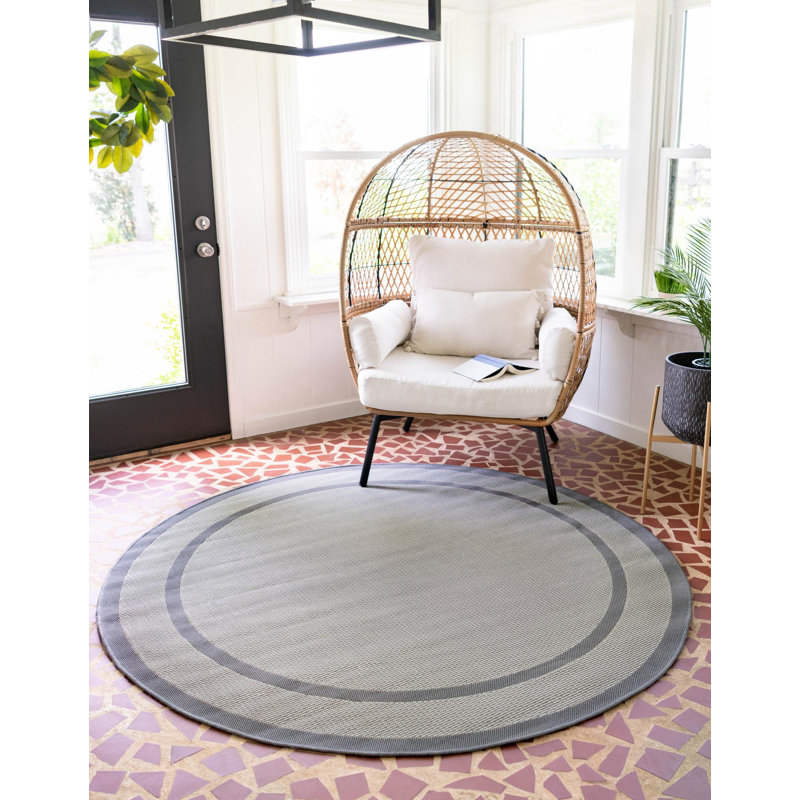 Rezzan Indoor / Outdoor Rug, Round 6'1"