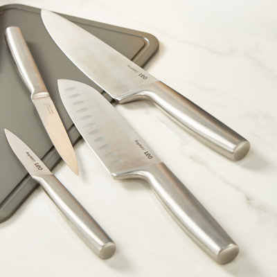 11 Piece Stainless Steel Knife Block Set