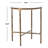 Evelynn 20" H x 18" W Iron End Table-2102589453-2102589452
