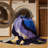 Washable Violaceous Euphonia Birds Area Rug-1547703665