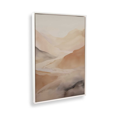 Grey Skies and Copper Peaks Canvas Print