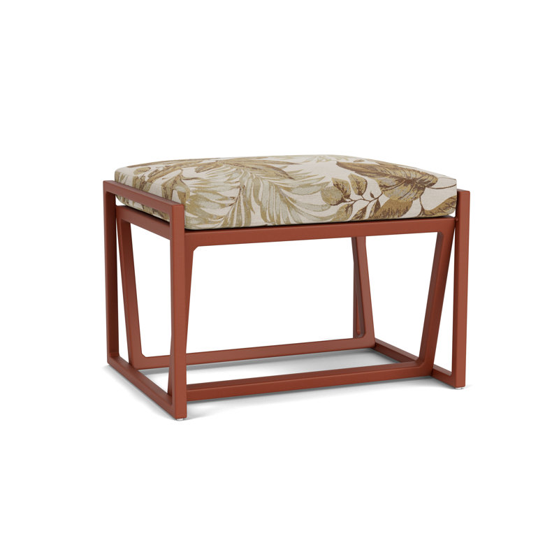 Summit Outdoor Ottoman, Woodland, Botanic Willow