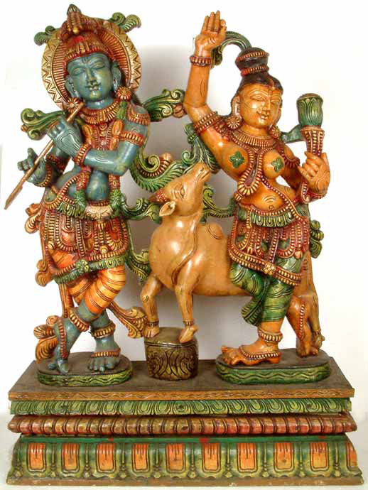 Radha danse au son de Krishna