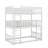 Twin Triple-Layer Rubber Wood Bunk Bed Complete With Ladders And Protective Guardrails-1323980660