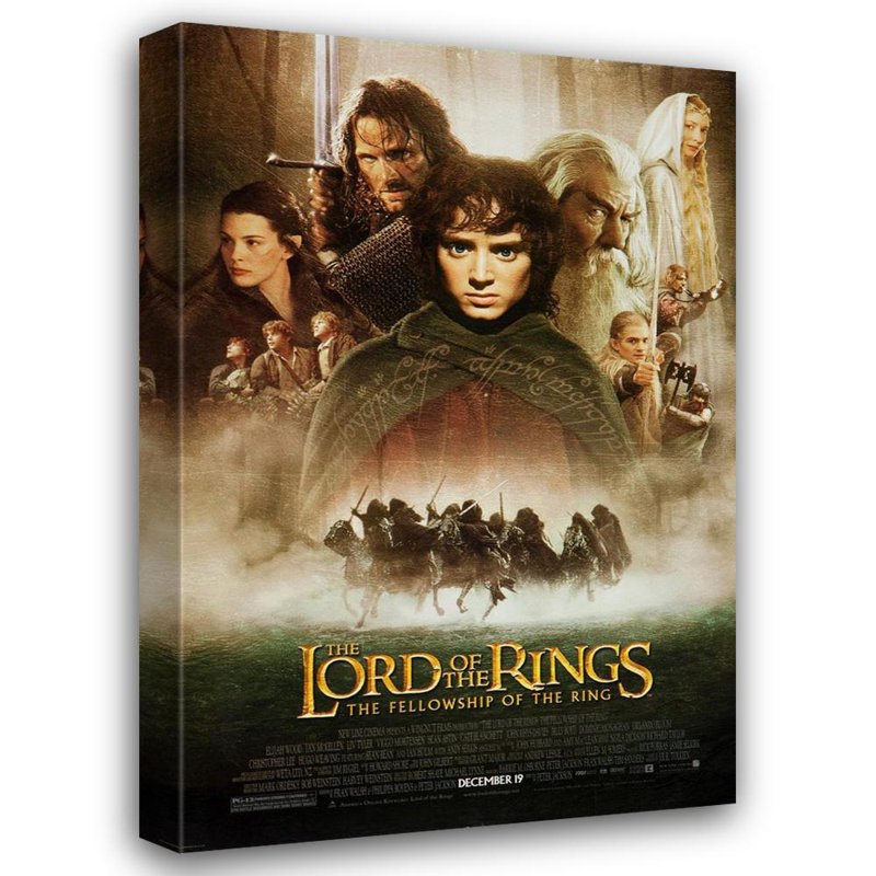 Lord of the Rings Fellowship, H 24 po x l 16 po