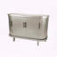 Modern Curved Sideboard with Adjustable Shelves-1632137398