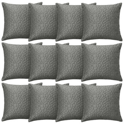 Aspire Homeware Geometric Square Velvet Cushion Covers