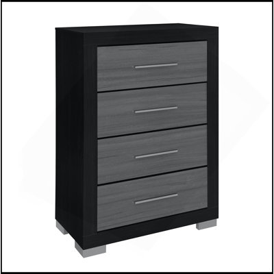 Commode ELsa noire et grise