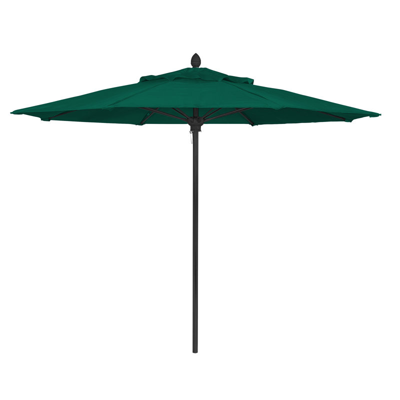 Parasol de marché 9 pi Prestige, Blanc, Lin lin