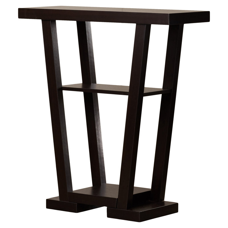 Carce 31.5" Console Table with Shelves, Espresso