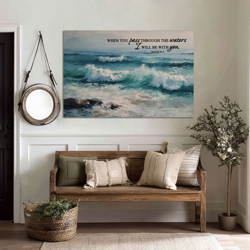 Art mural sur toile Held by Grace - Décoration de salon, de chambre à coucher ou de bureau, L 60 po x H 40 po