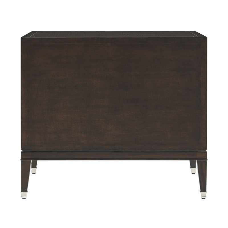 Spencer London 3 - Drawer Solid Wood Nightstand, Fulham