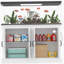 Armoire décorative, armoire de rangement, support d'aquarium avec prise de courant