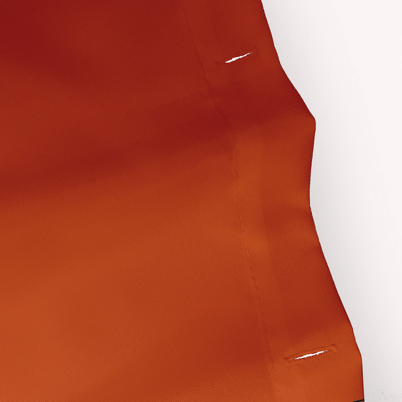 Doublure de rideau de douche en polyester sans motif, Terre de Sienne