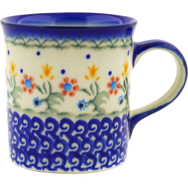 Spring Flowers Handmade Stoneware Coffee Mug