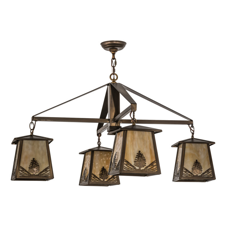 Rustic Lodge 4 - Light Chandelier